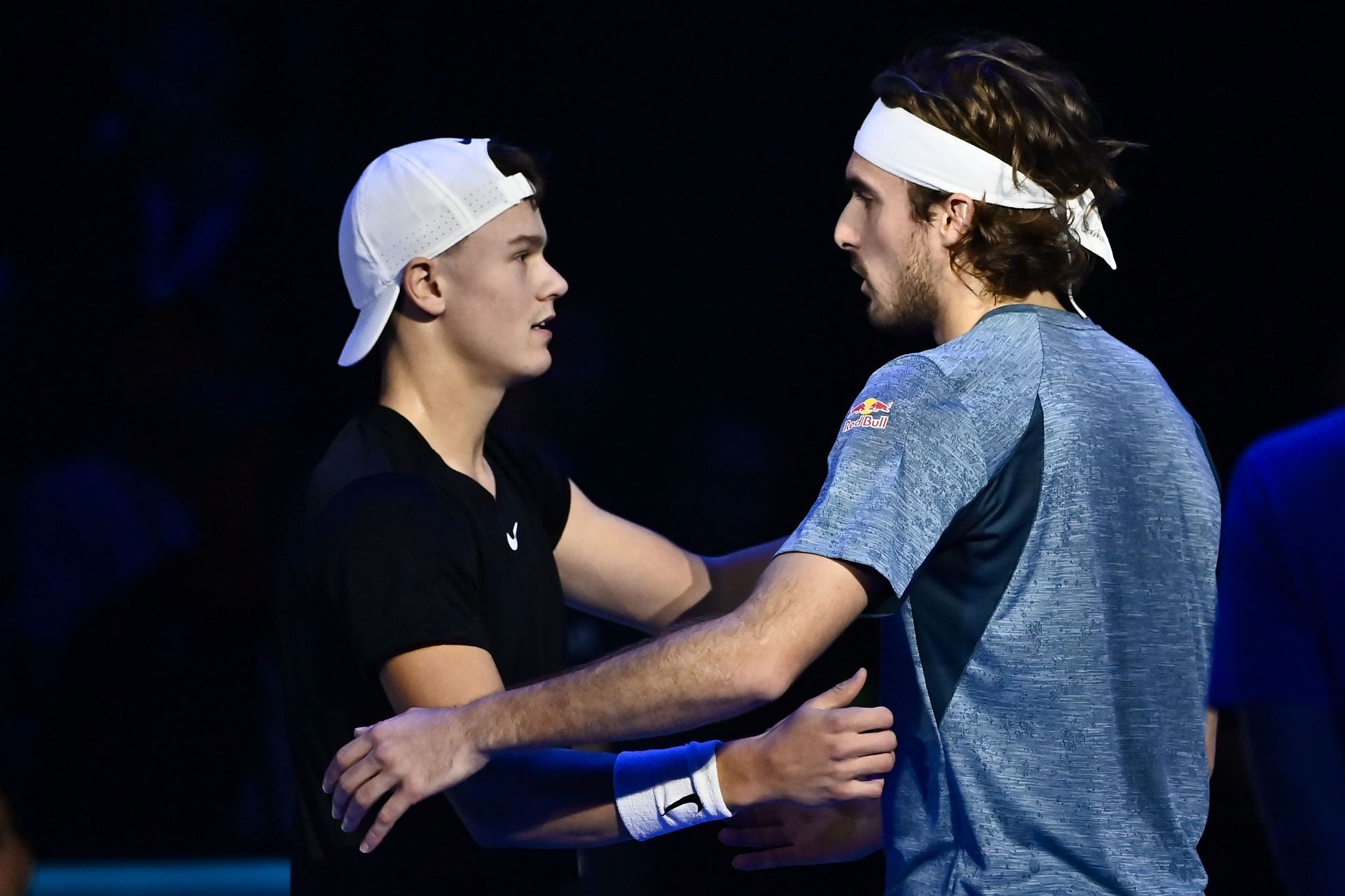 Holger Rune and Stefanos Tsitsipas - Source: Getty